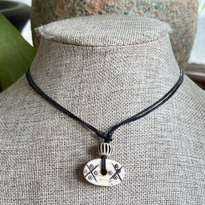 Grunge Bone Bead Choker